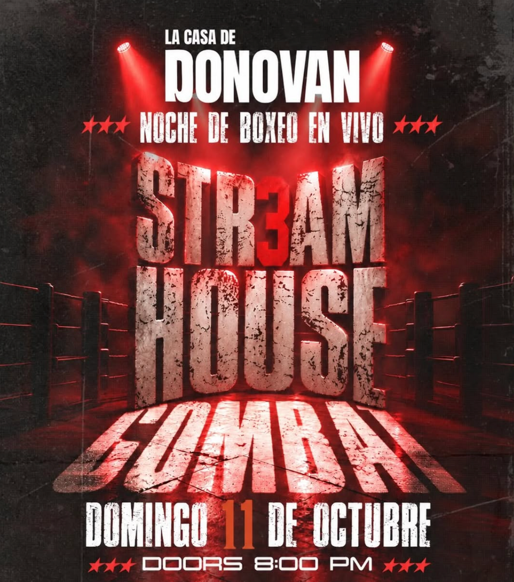 STR3AM HOUSE COMBAT  +10 peleas de boxeo en vivo.