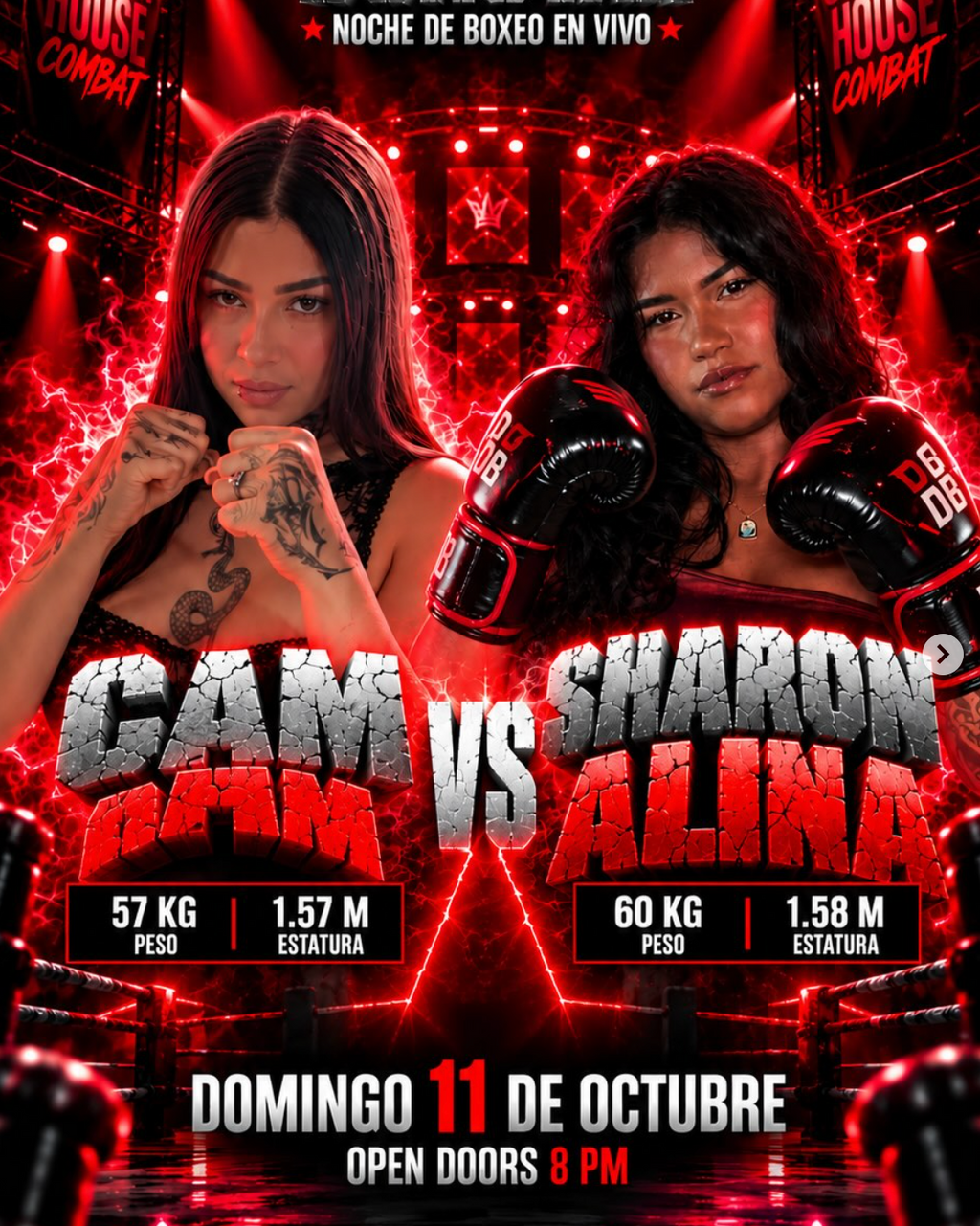 STR3AM HOUSE COMBAT  +10 peleas de boxeo en vivo.