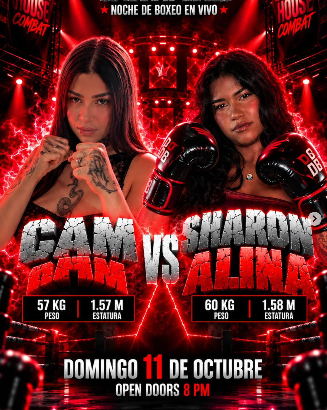 STR3AM HOUSE COMBAT  +10 peleas de boxeo en vivo.