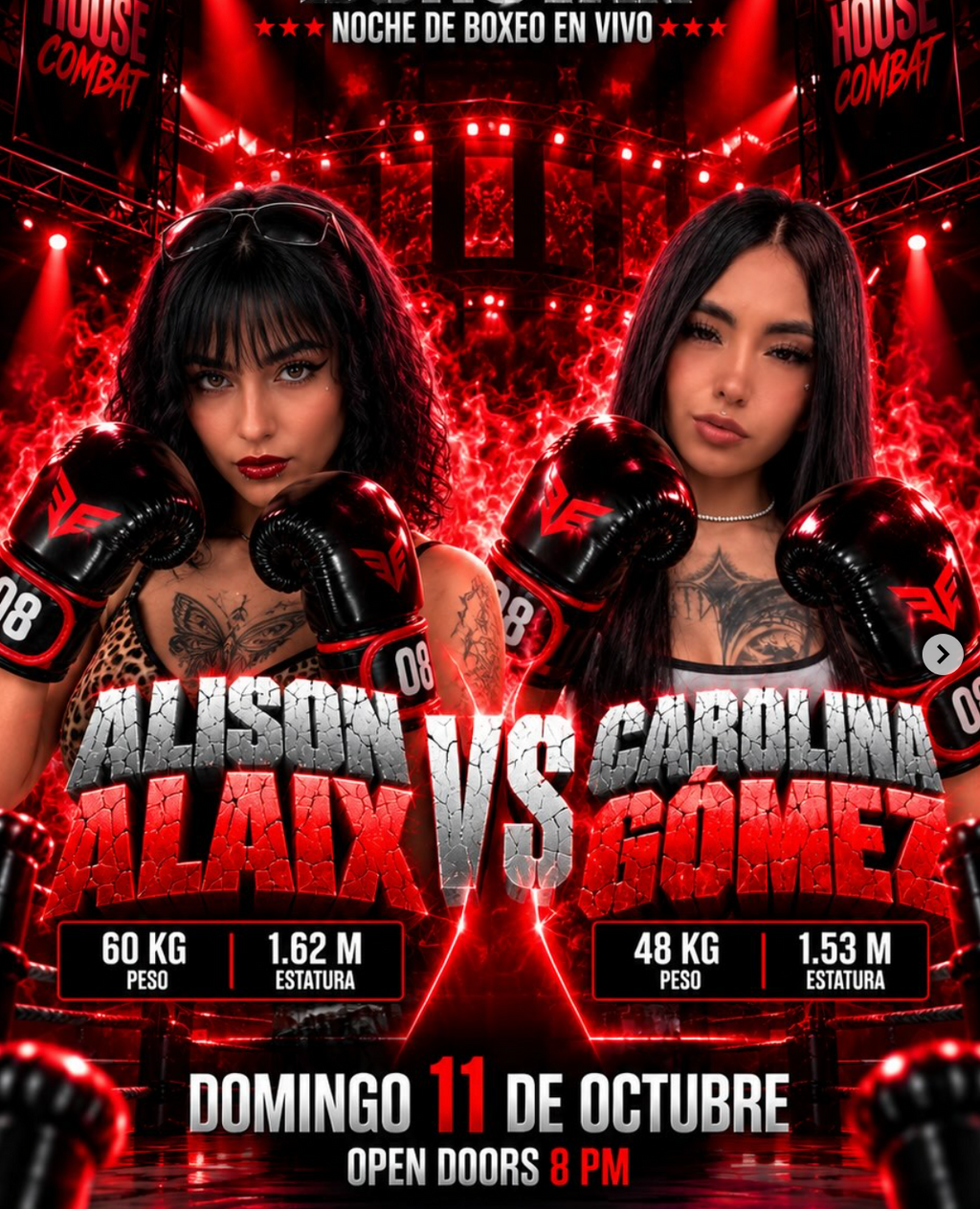 STR3AM HOUSE COMBAT  +10 peleas de boxeo en vivo.
