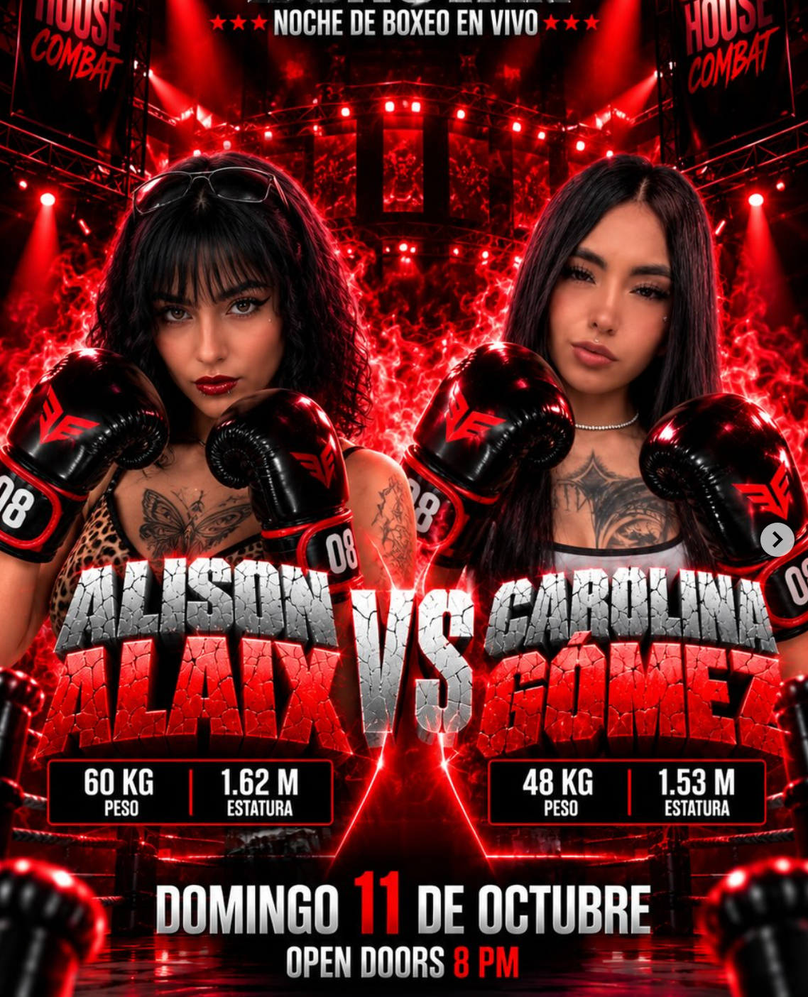 STR3AM HOUSE COMBAT  +10 peleas de boxeo en vivo.