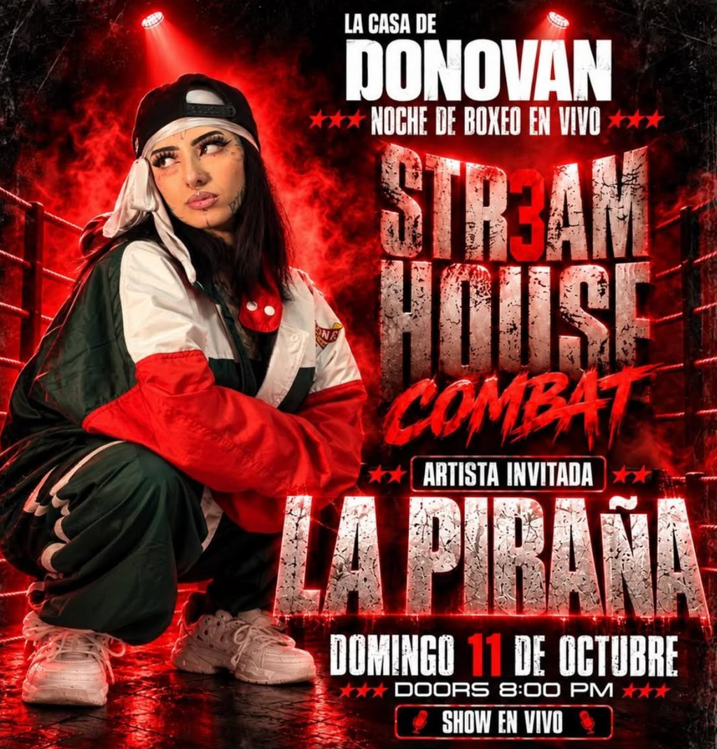 STR3AM HOUSE COMBAT  +10 peleas de boxeo en vivo.